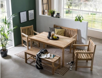 TPFGarden Gartensitzbank Teaka 3-Sitzer 150 cm (800001050265)