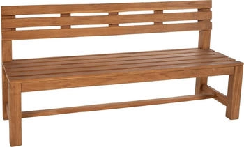 CLP Teakbank Augusta Gartenbank mit Rückenlehne 220 cm (325200)