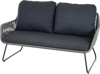 Siena Garden Kansas Gartenloungesofa Aluminium/Geflecht Dunkelgrau (T59862)