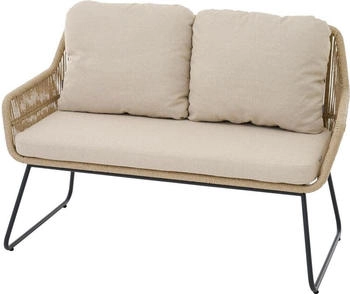 Siena Garden 2-er Diningbank Kansas 69 cm x 135 cm x 85,5 cm Taupe