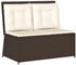 vidaXL mit Kissen Braun Poly Rattan (3394468)