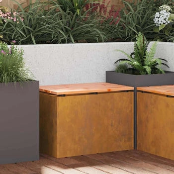 vidaXL Rostig 60 x 40 x 43 cm Wetterfeststahl (874897)