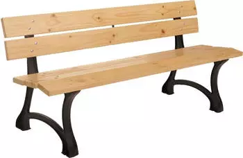 MCW Gartenbank Holz 170x78x62 cm Beige (800000998372)
