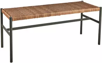 Brafab DK Gartenbank Aluminium & Kunstrattan Nordic Green 106cm