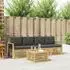 vidaXL Gartenlounge-Set Massivholz Akazie, 5-tlg. (3391367)