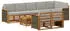 vidaXL Gartenlounge-Set Massivholz Akazie, 8-tlg (3384527)