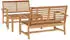 vidaXL Garten-Sofa-Set 3-tlg., Teak-Massivholz (3356855)