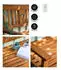 Dehner Gartenbank Heart 2-Sitzer, Akazienholz FSC®, braun, 127x90x61cm