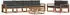 vidaXL Outdoor-Sofagarnitur mit Kissen 7-tlg., Natur/Anthrazit (3367235)