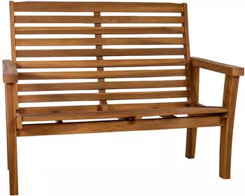CLP Nicosia Gartenbank mit Liegefunktion, Teakholz, 150cm (326888)