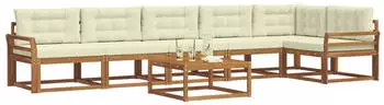 vidaXL Garten-Ecksofa-Set