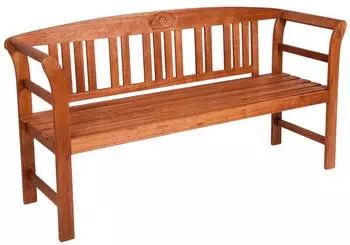 Spetebo Harland Gartenbank Eukalyptusholz FSC 3-Sitzer 157x82cm (985204)
