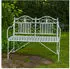 HTI-Living Gartenbank Celia Metall nostalgisch Creme