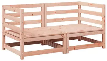 vidaXL 2-tlg. Garten-Sofagarnitur Massivholz Douglasie (3295812)