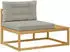 vidaXL Outdoor-Sofagarnitur Polyester Weiß 230,5x83x73cm