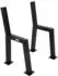 ML-Design Bankbeine H-Form 47x77,5cm Stahl, Schwarz, 2er-Set (H-Form)