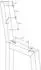 ML-Design Bankbeine H-Form 47x77,5cm Stahl, Schwarz, 2er-Set (H-Form)