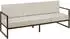 TecTake Garten-Loungesofa Comosa 210x78x85 cm beige