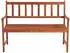 vidaXL Gartenbank mit Auflage 120cm Akazienholz (3063774)