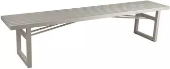 Brafab Vevi Gartenbank Aluminium Khaki 200cm