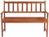 vidaXL Gartenbank mit Auflage 120cm Massivholz Akazie (3063770)