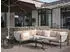 Brafab Allie Ecklounge Aluminium Anthrazit/Barley-Olefin, 4-5 Personen