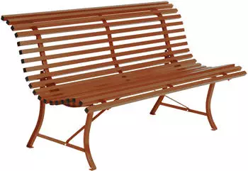 Fermob Louisiane Gartenbank 150cm, Kandierte Orange (1000E2)