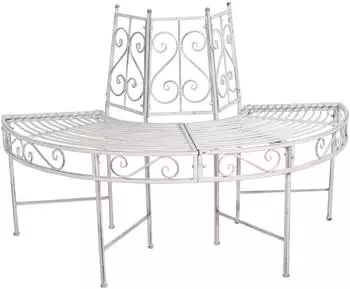 Deluke Frida Stahl Antik-Wei&szlig; 80x63x122cm