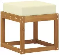 vidaXL Outdoor Hocker Bank Massivholz Akazie Natur