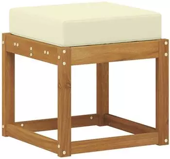 vidaXL Outdoor Hocker Bank Massivholz Akazie Natur (900658)