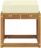 vidaXL Outdoor Hocker Bank Massivholz Akazie Natur (900658)