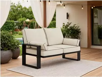 MKS ELBA Outdoor Loungesofa 2-Sitzer, Textil, beige (800000990265)