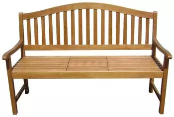 Sedex Utah Gartenbank 3-Sitzer Massivholz mit Tischablage (3860-04)