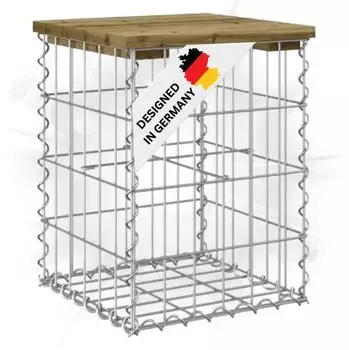 Deluke Biks Aus Stahl 33x31x42cm Kiefernholz Braun