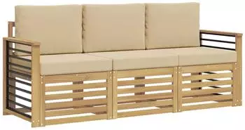 vidaXL Sofa-Set Massivholz Akazie (3391328)