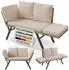 Juskys Multifunktionsbank Calvia creme/sand
