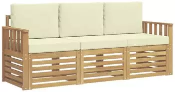 vidaXL Sofagarnitur Akazienholz massiv (3391305)