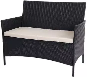 Proregal Halden 83x106x60cm Anthrazit Kissen Creme
