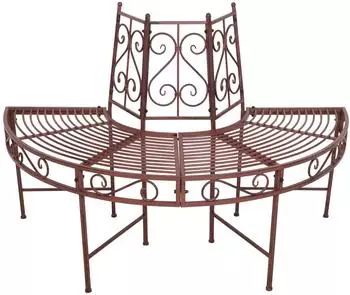 Deluke Tina Stahl Schwarz-Braun 80x63x122cm