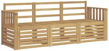 vidaXL Sofagarnitur Massivholz Akazie, Außenbereich (3391304)