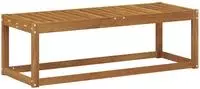 vidaXL Outdoor Hocker Bank Natur 115 x 43 x 37 cm Massivholz Akazie