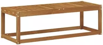 vidaXL Outdoor Hocker Bank Natur 115 x 43 x 37 cm Massivholz Akazie (900669)