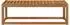 vidaXL Outdoor Hocker Bank Natur 115 x 43 x 37 cm Massivholz Akazie (900669)