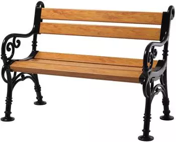 Proregal Curacao 2-Sitzer 85x115x60cm Holzoptik