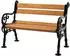 Proregal Curacao 2-Sitzer 85x115x60cm Holzoptik