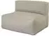osoltus Premium Modular Sitzelement Axroma Olefin Taupe Beige