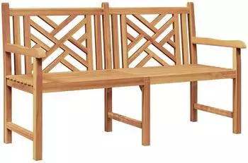 vidaXL Gartenbank Teak Massivholz 150x60x90cm (42001965)