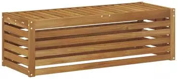 vidaXL Outdoor Hocker Bank Natur 115 x 43 x 37 cm Akazie