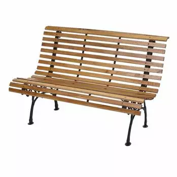 Proregal Gartenbank 80x122x70cm Hellbraun