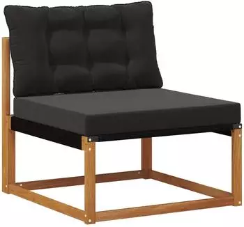 vidaXL Outdoor Mittelsofa Massivholz Akazie Natur (900635)
